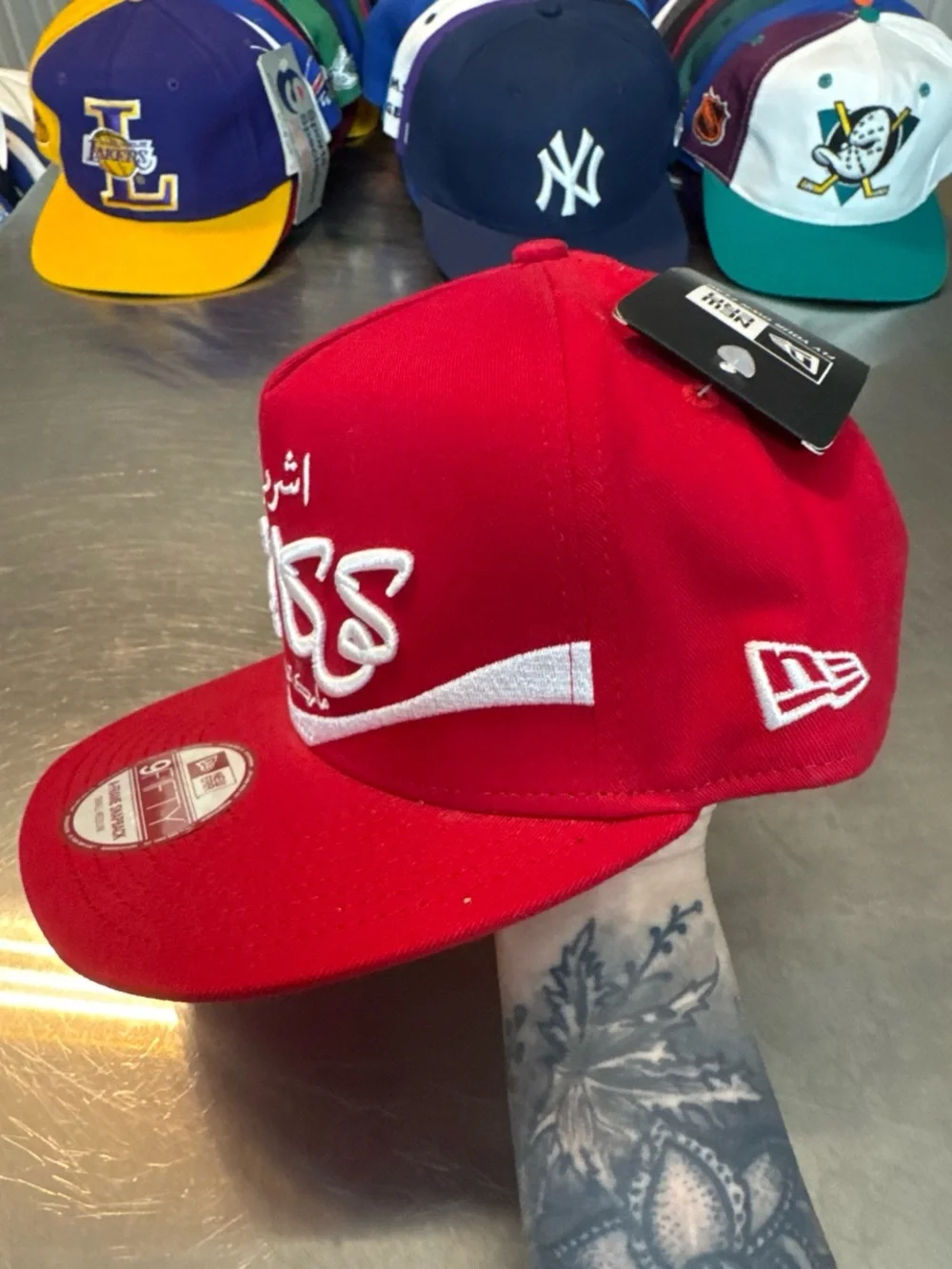 Limited Edition Red CocaCola Arabic New Era 9FIFTY Hat